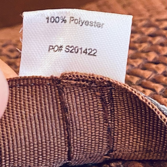 🌟HP🌟NWOT Packable Wide Brim Brown Knit & Seed Bead Band Hat by San Diego Hat Co. - Picture 13 of 15